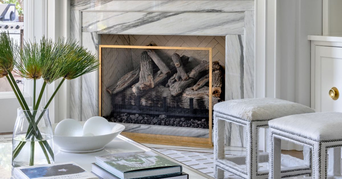 Ways To Incorporate Fireplace Screens Into Minimalist Decor