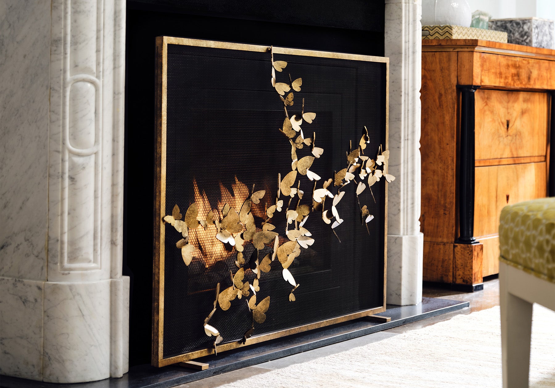 Elevate Your Fireplace Decor with Stunning Decorative Screens