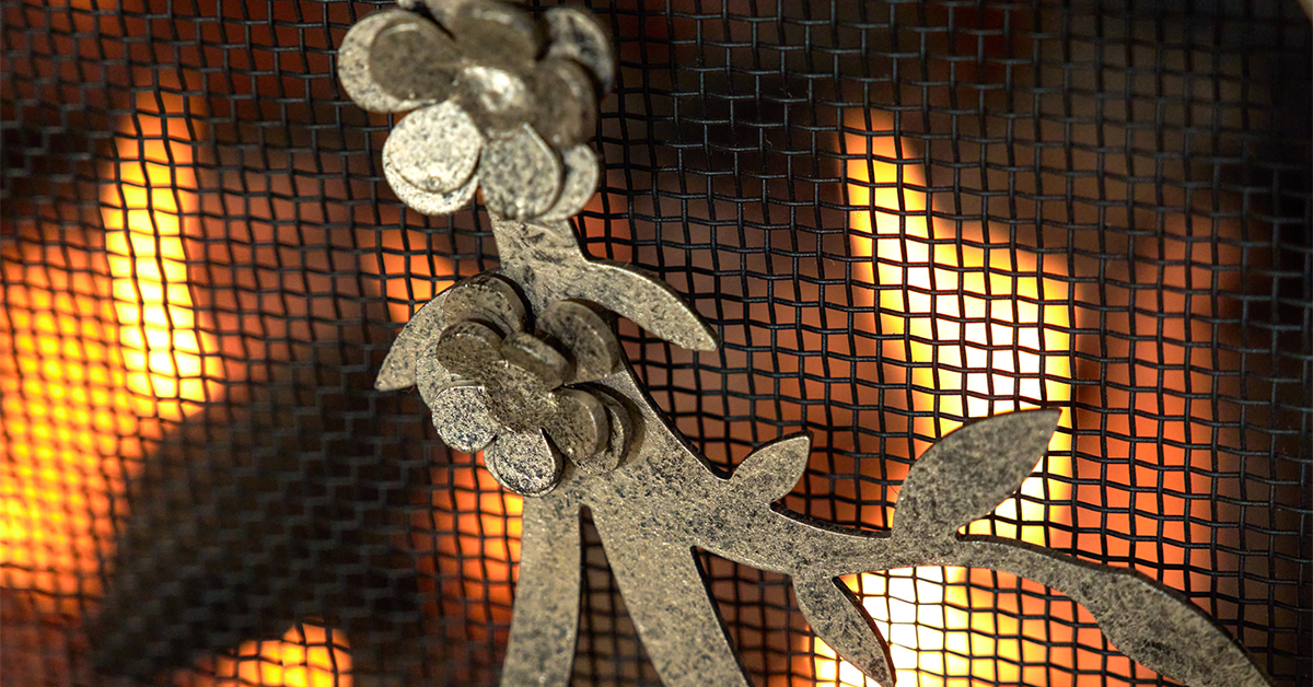 Transform Your Fireplace with Stylish Metal Screen Panels