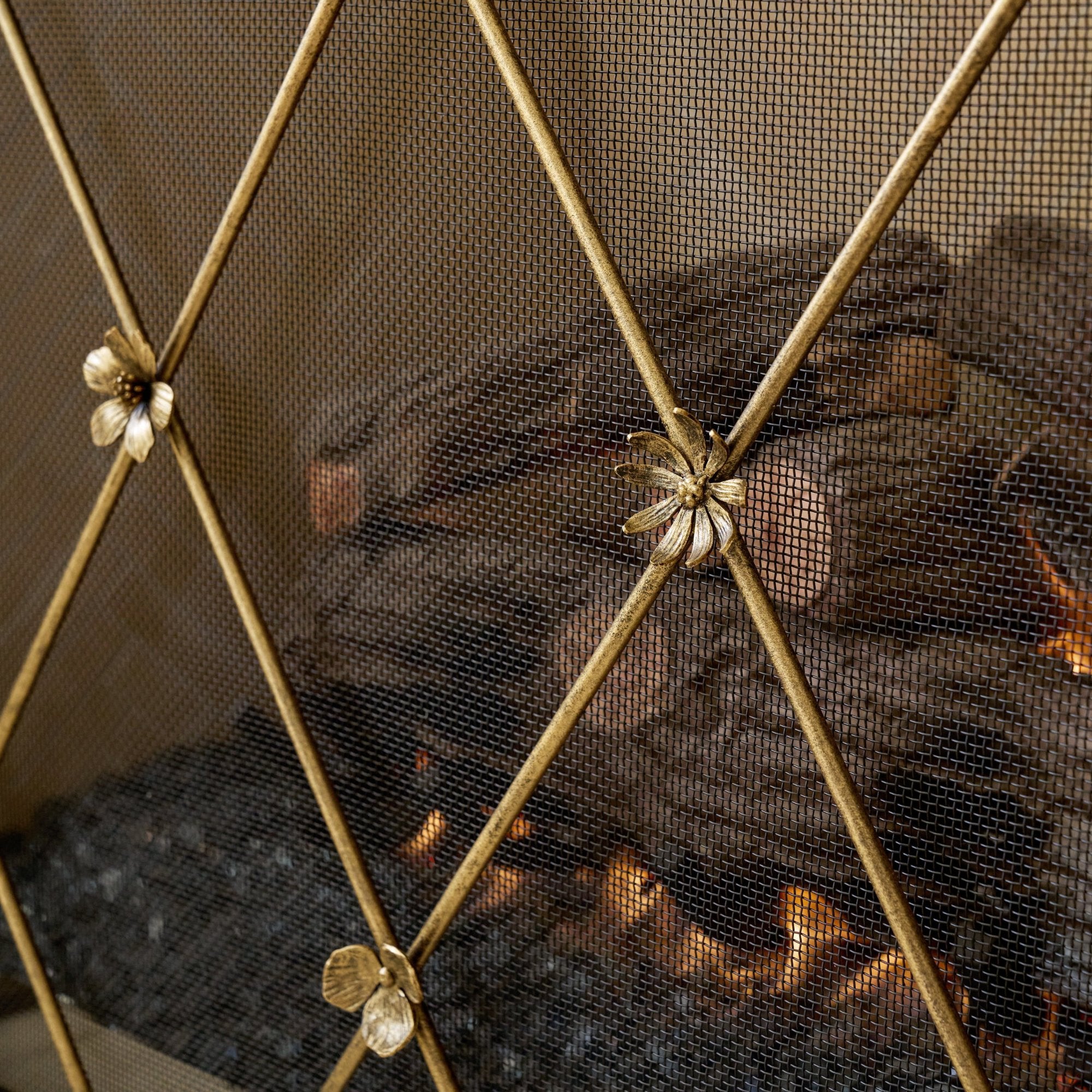 Flora Fireplace Screen