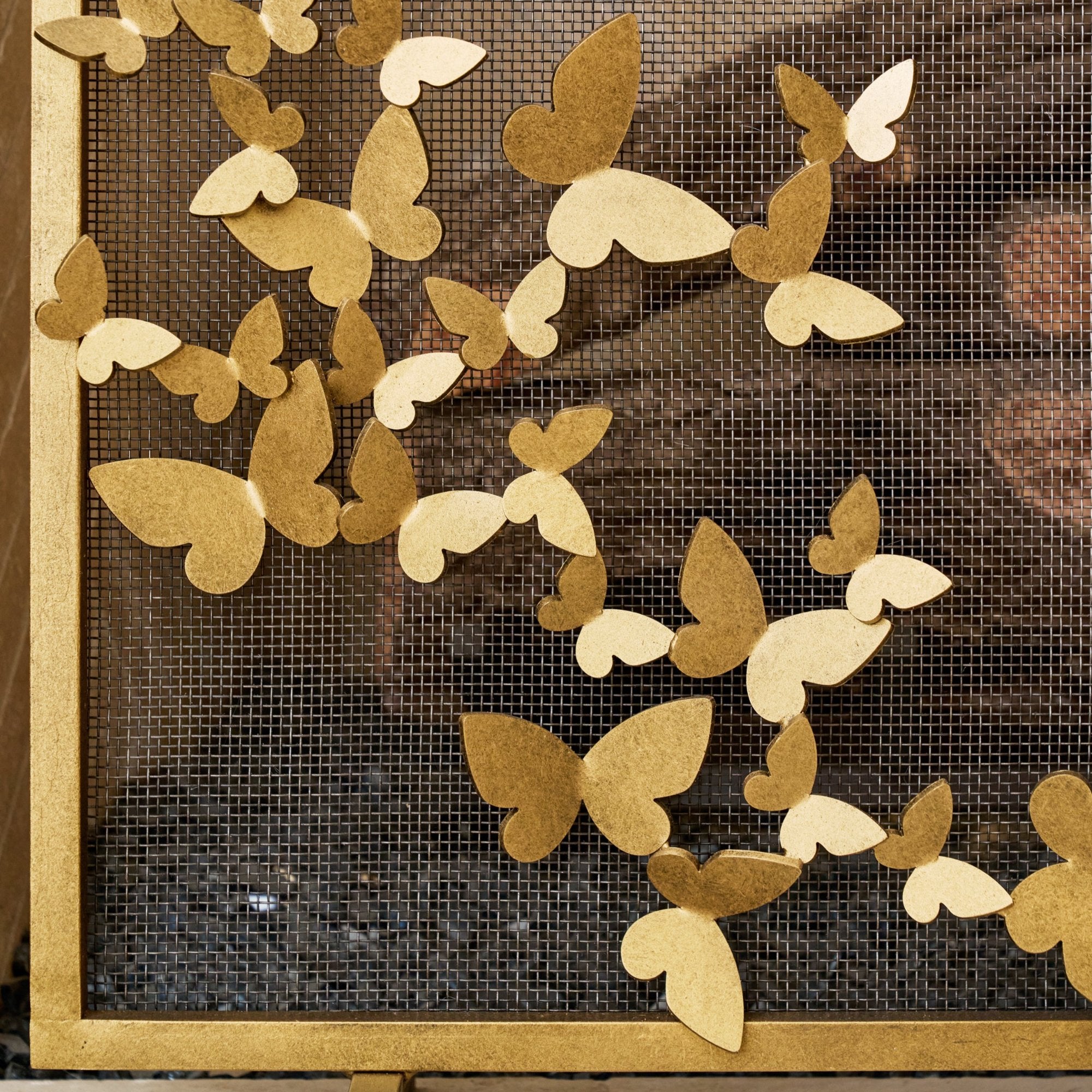 Butterfly, Lighter Fireplace Screen