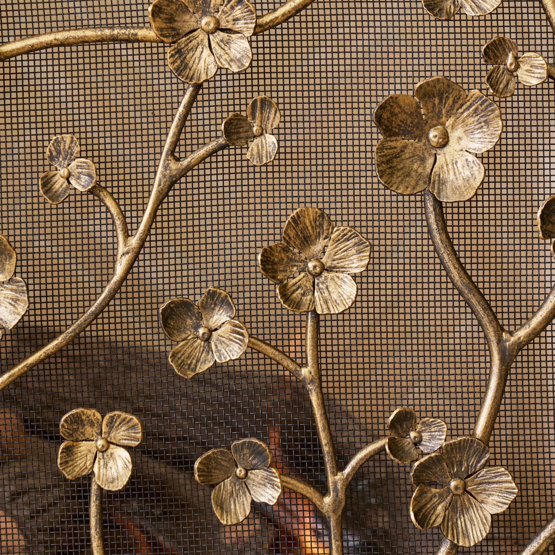 Primrose Garden Fireplace Screen