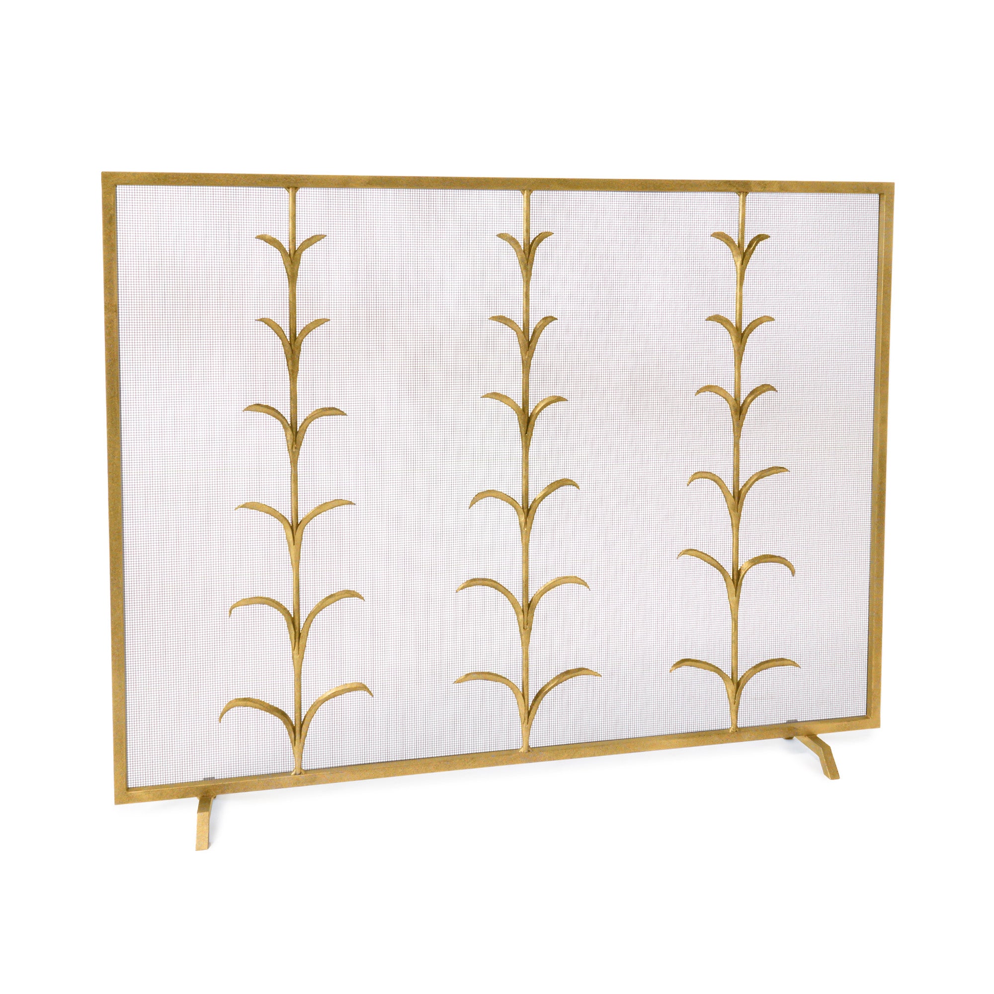 Lily Stems Fireplace Screen