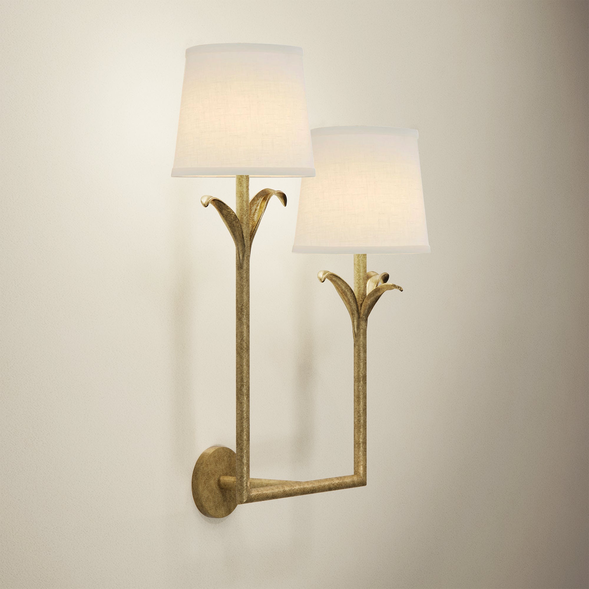 Lily Stems Sconce, Double