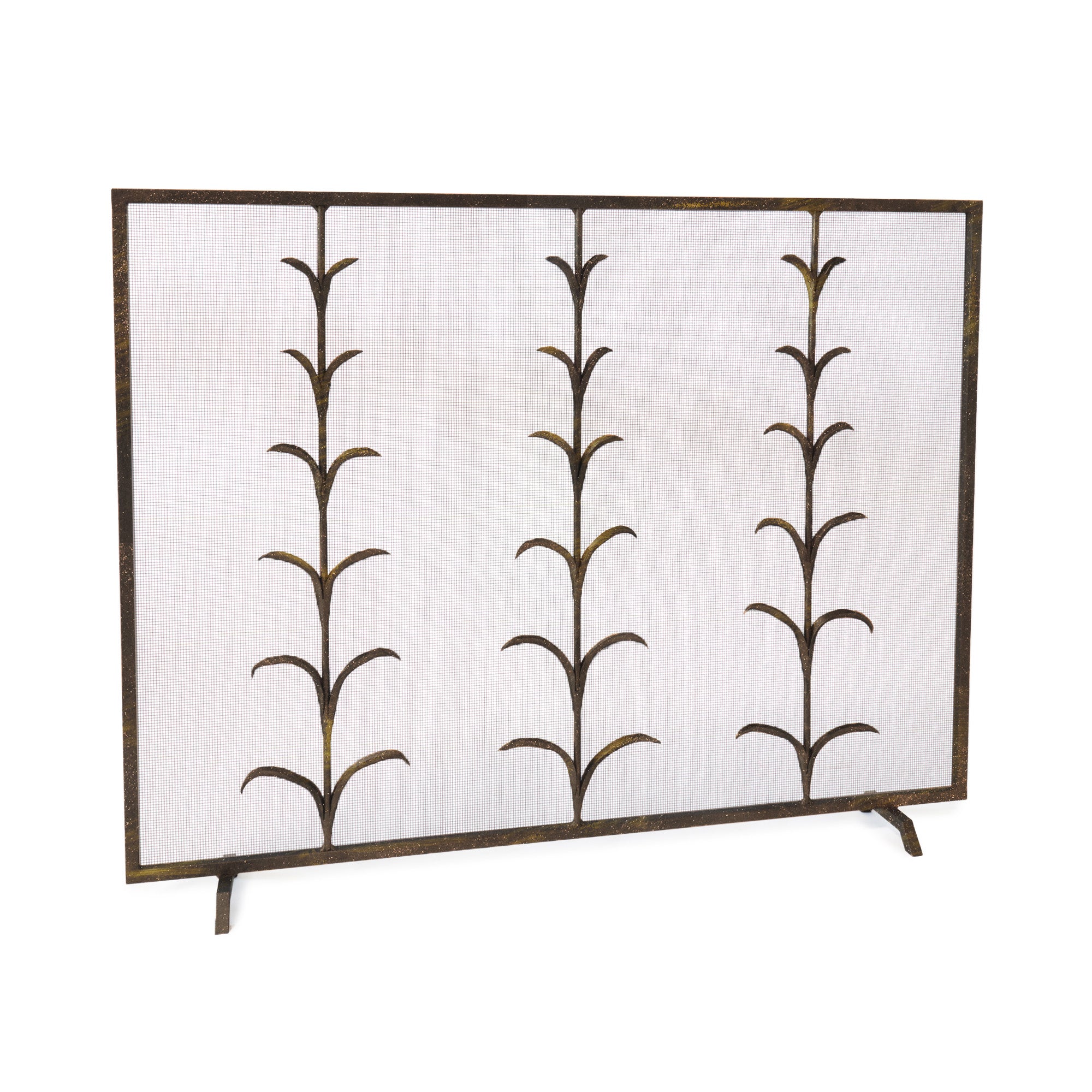 Lily Stems Fireplace Screen