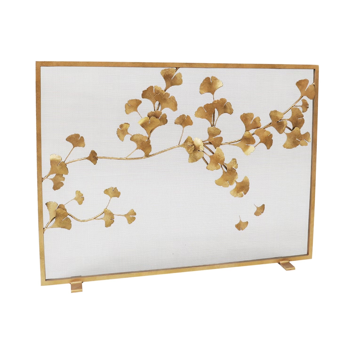 Ginkgo Fireplace Screen