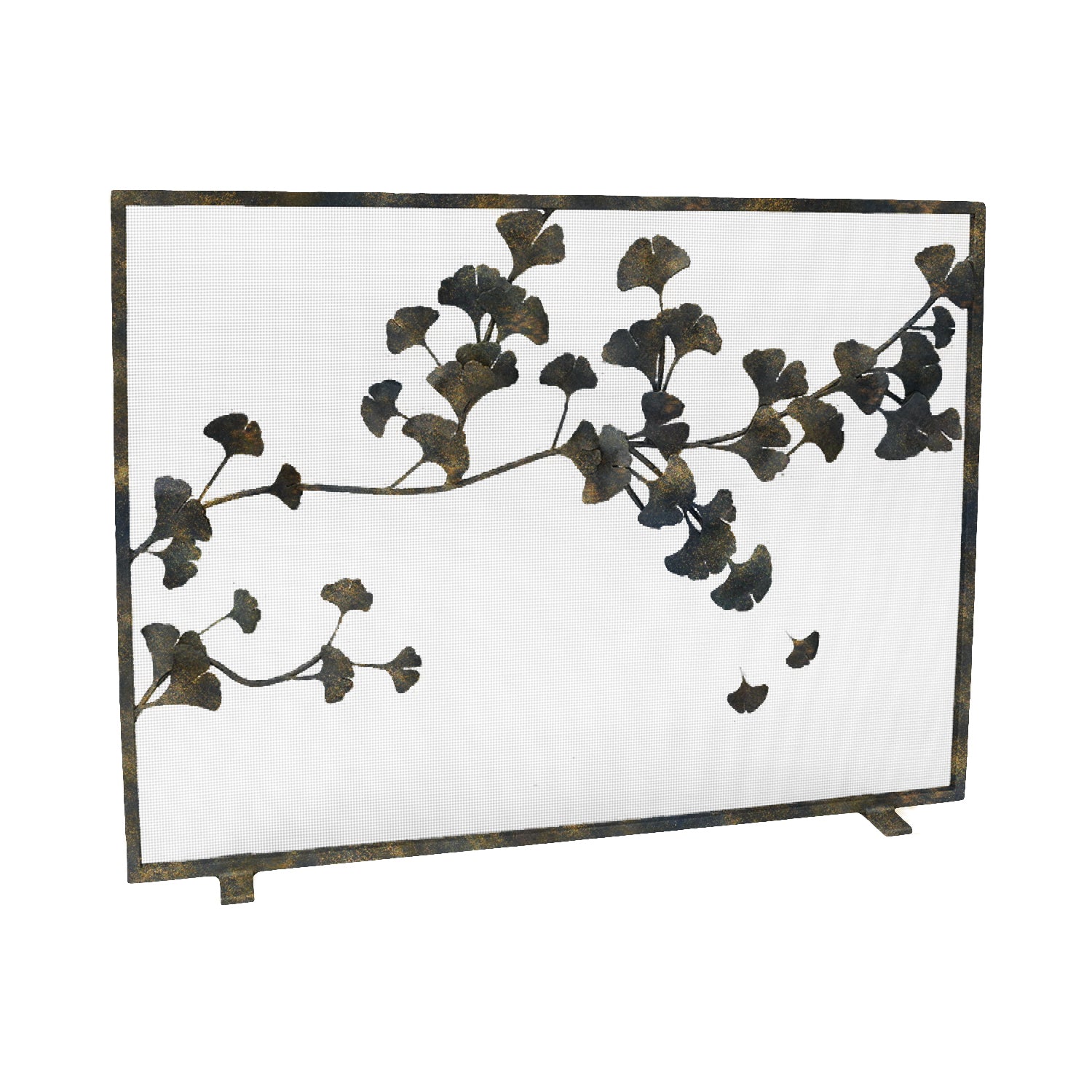 Ginkgo Fireplace Screen