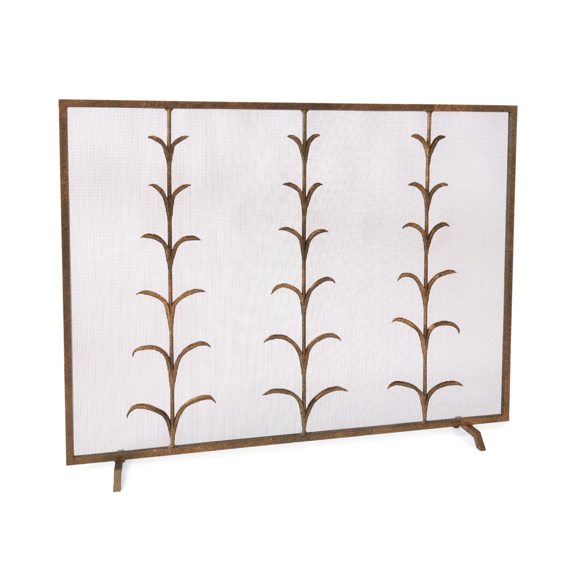 Lily Stems Fireplace Screen