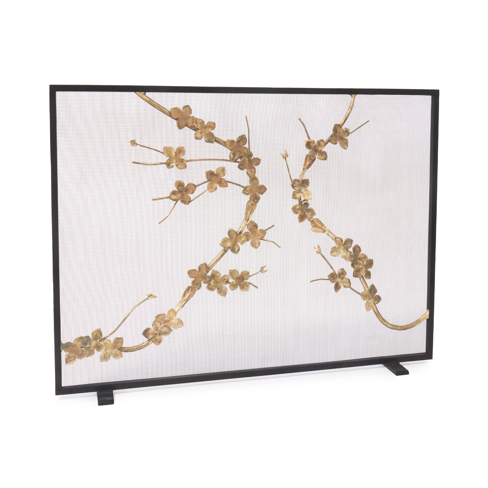 Sakura Fireplace Screen