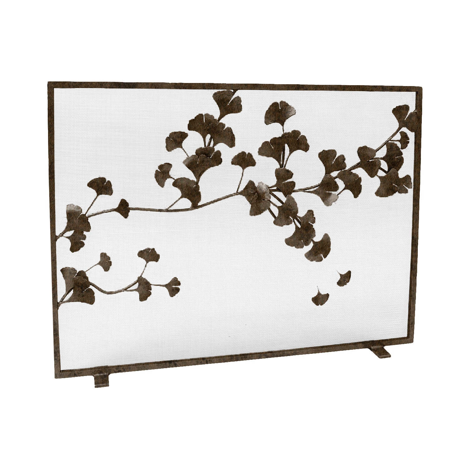 Ginkgo Fireplace Screen