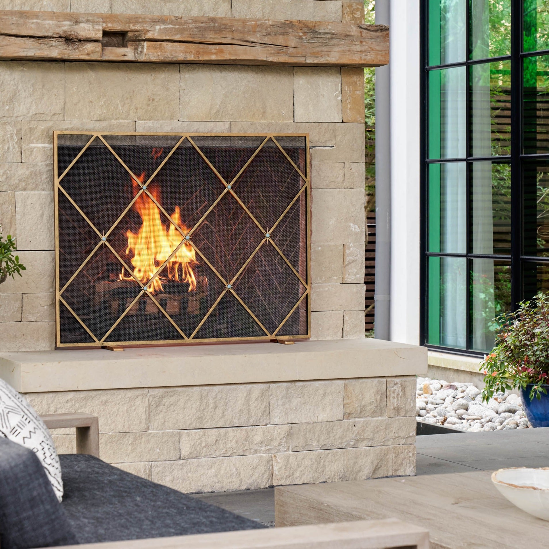 Celeste Fireplace Screen