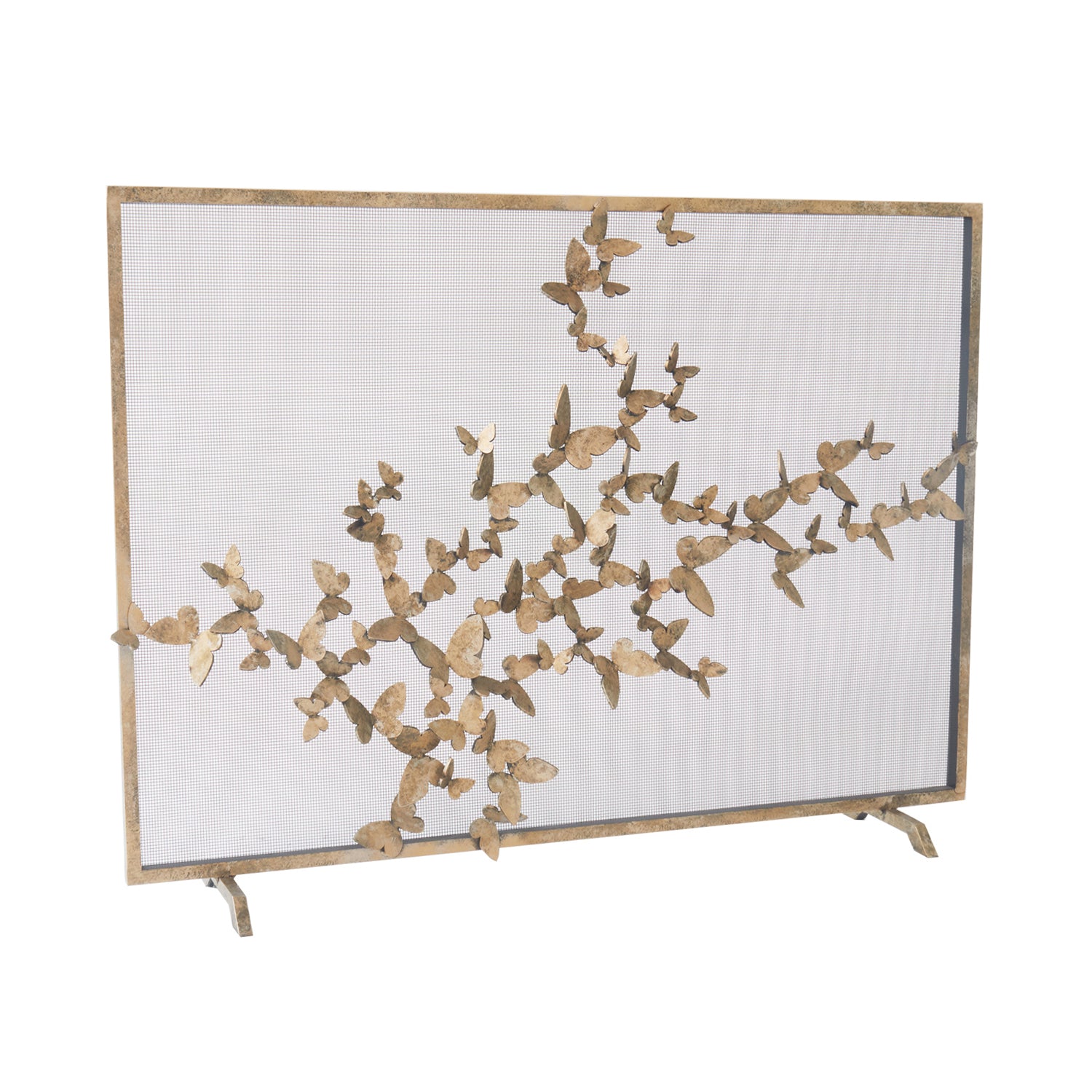 Butterfly Fireplace Screen