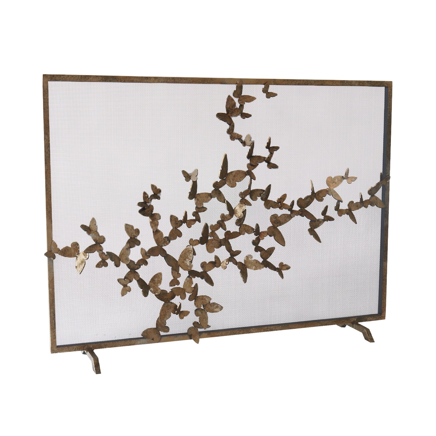 Butterfly Fireplace Screen