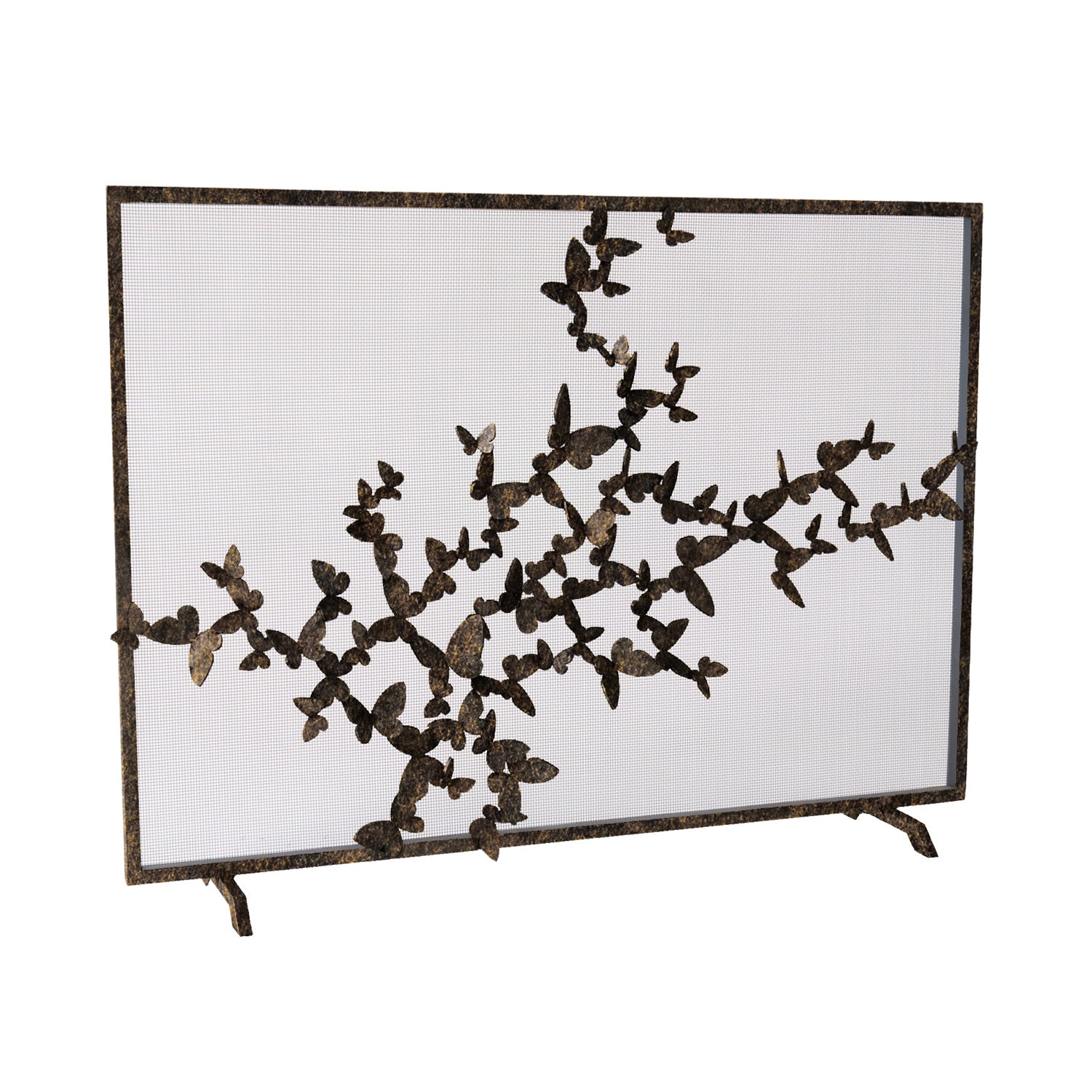 Butterfly Fireplace Screen