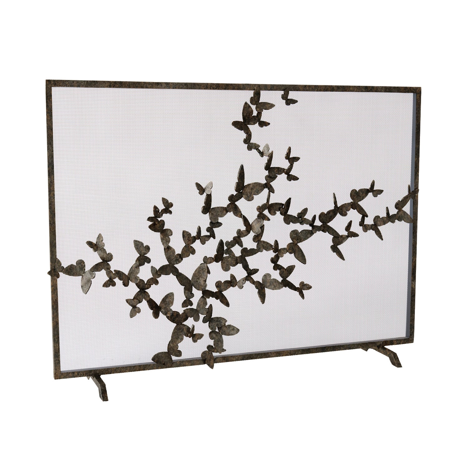 Butterfly Fireplace Screen